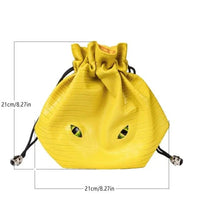 Thumbnail for Eyes on Yellow PU Leather - Storage Bag