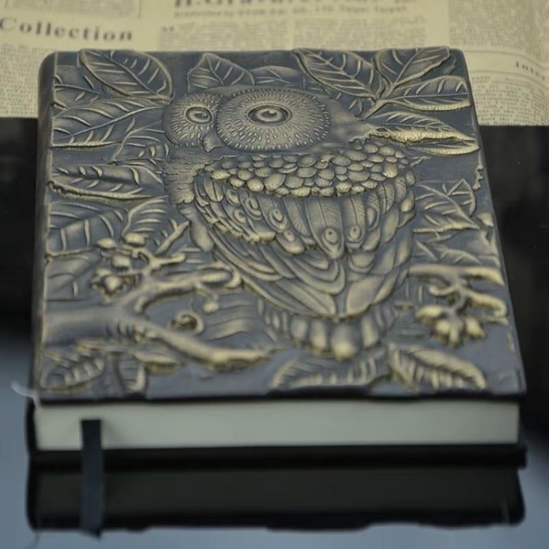 Bronze Owl - A5 Hardback Journal