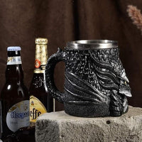 Thumbnail for Black Scales & Dragon Mug - Novelty