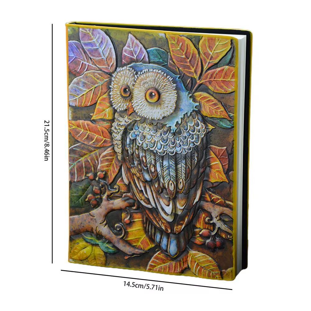 Multicolour Owl - A5 Hardback Journal