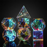 Thumbnail for Medusa on Prism Glass - 7pcs RPG Dice Set