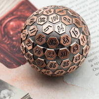 Thumbnail for D100 RPG Dice - Copper Metal