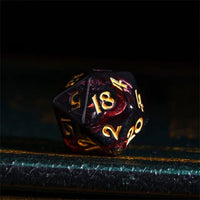 Thumbnail for Blend of Black & Red Acrylic - 7pcs RPG Mini Dice Set