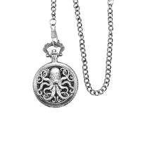 Thumbnail for Mindflayer on Silver Pocket Watch with Mini Dice - Pendant