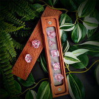 Thumbnail for Clear Pink Acrylic - 7pcs RPG Full Dice Set