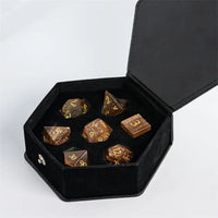 Thumbnail for Glitter Clear Glass - 7pcs RPG Dice Set