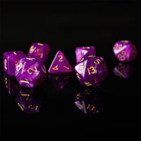 Thumbnail for Silk Magenta Acrylic - 7pcs RPG Mini Dice Set