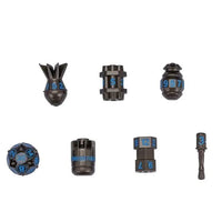 Thumbnail for 7pcs Dice Metal Bomb Blue Font Nickel