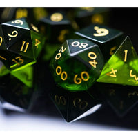 Thumbnail for Green Glass - 7pcs RPG Dice Set