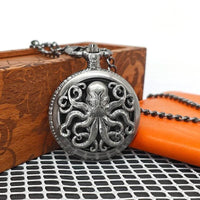 Thumbnail for Mindflayer on Silver Pocket Watch with Mini Dice - Pendant