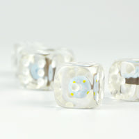 Thumbnail for Blue Donut in Clear Resin - 6pcs D6 RPG Dice Set