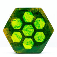 Thumbnail for Yellow & Green Resin with 7 Slots - Dice Storage