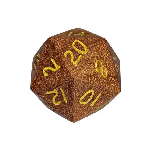 Light Brown Sandalwood - D20 RPG Dice