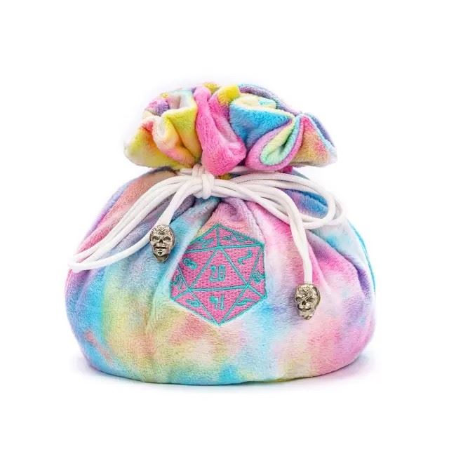 Rainbow Bag with Compartments - Soft Dice Storage