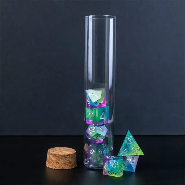 Clear Plastic Tube - Dice Storage