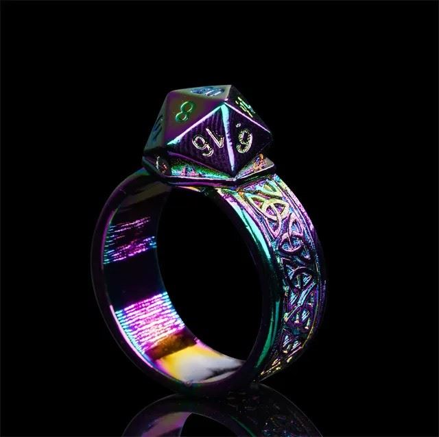 Celtic Knot Rainbow Ring