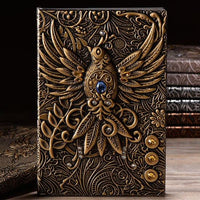 Thumbnail for Washed Gold Bird - A5 Hardback Journal