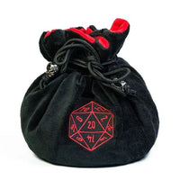 Thumbnail for Black Bag with Compartments - Soft Dice Storage