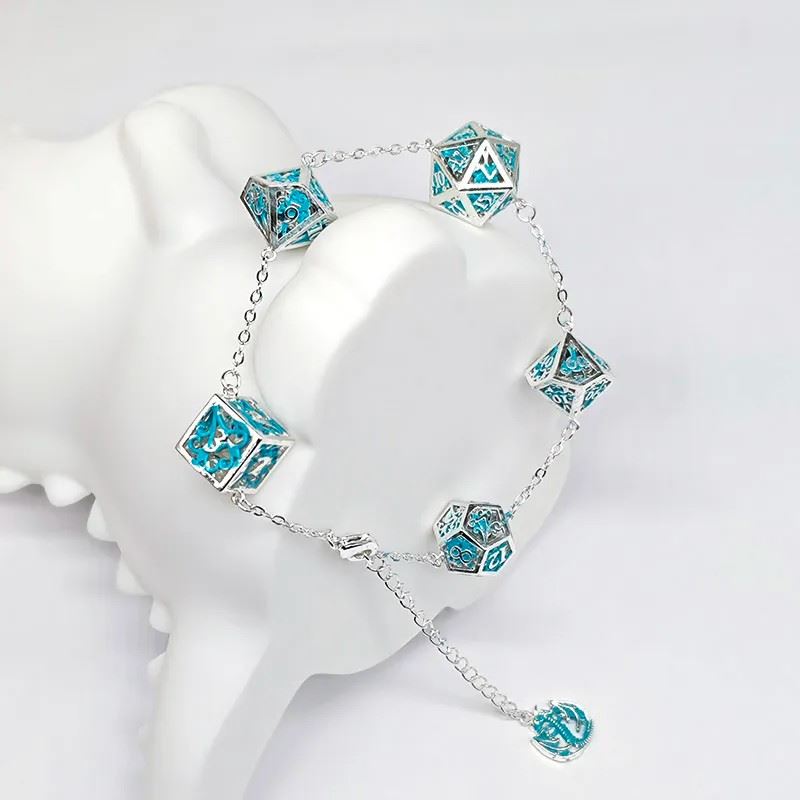 Silver & Blue Bracelet