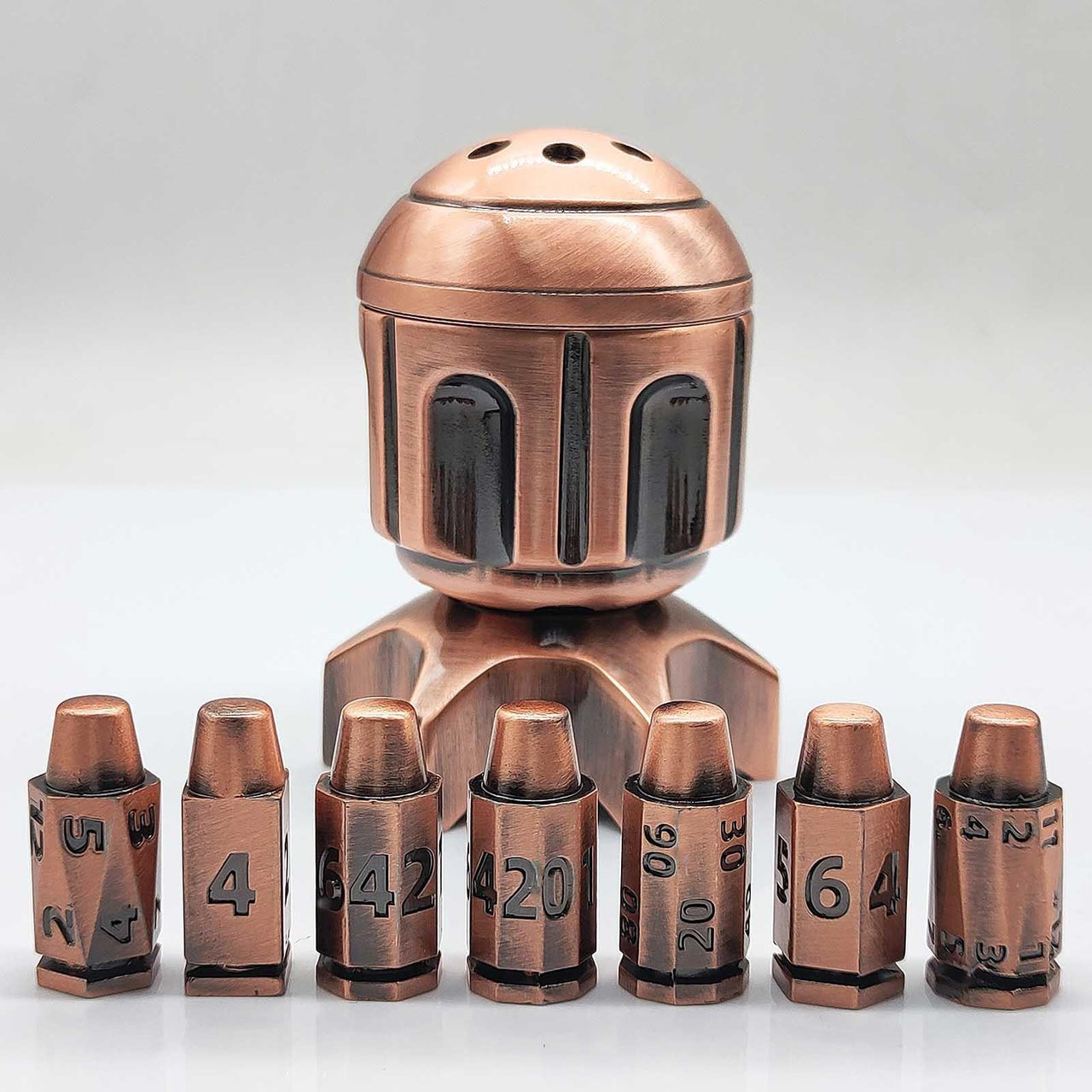 Dice Metal Spinner Bomb Copper