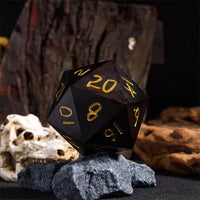 Thumbnail for Ebony Wood - D20 RPG Dice