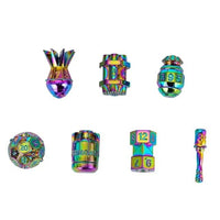 Thumbnail for 7pcs Dice Metal Bomb Rainbow
