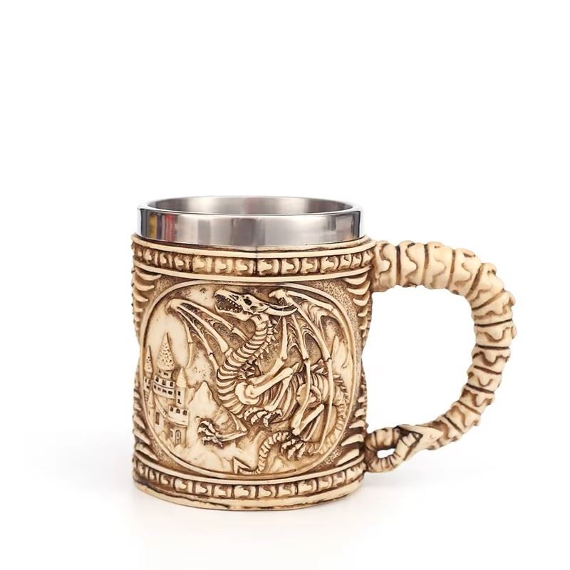 Dragon Wings & Bone Mug - Novelty