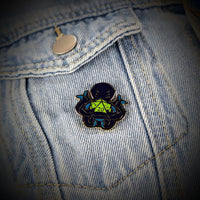 Thumbnail for Green Cthulu D20 Pin - Novelty