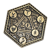 Thumbnail for D2 RPG Coin - Shadow Washed Bronze Metal
