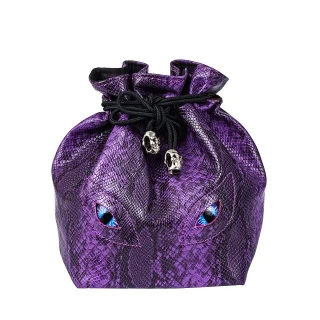 Eyes on Purple PU Leather - Storage Bag