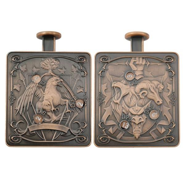 Dice Metal Spinner Clicker Copper
