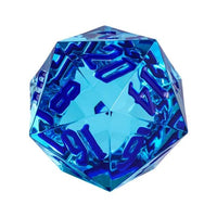 Thumbnail for Clear & Blue Sharp Acrylic  - D20 RPG Dice