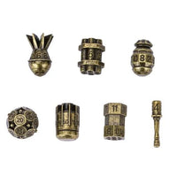Thumbnail for 7pcs Dice Metal Bomb Worn Bronze