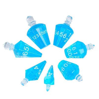 Thumbnail for Blue Potion Resin -  7pcs RPG Dice Set